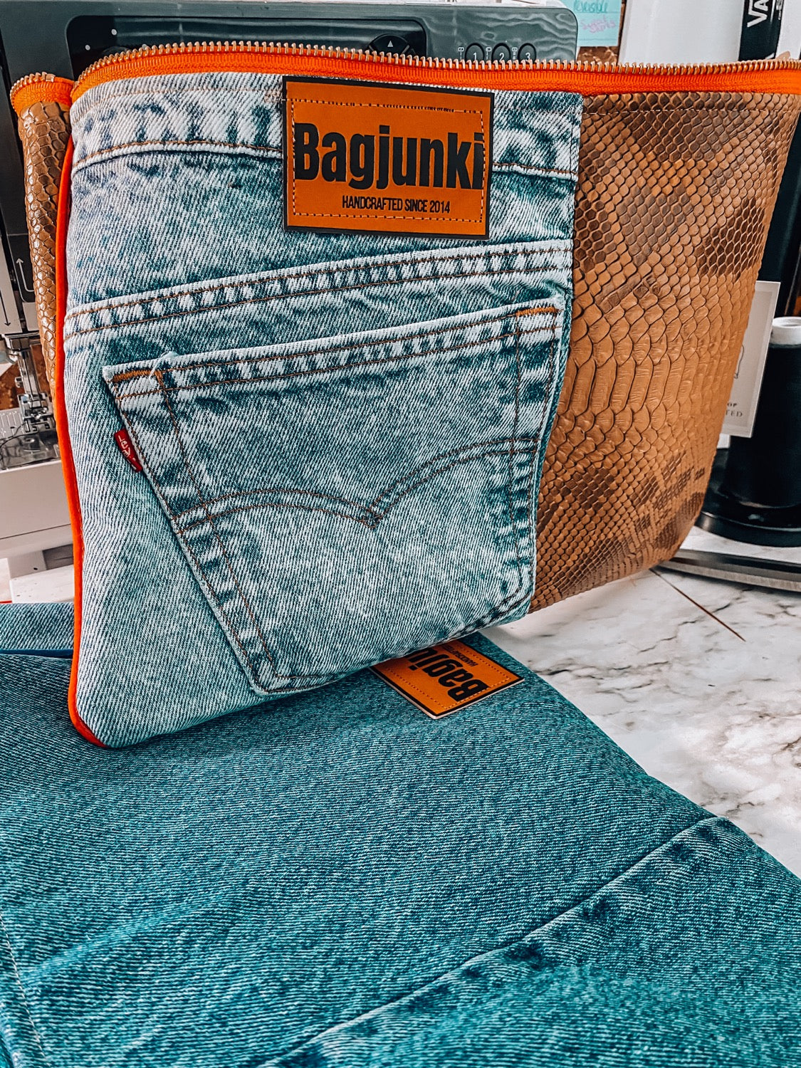 Tangerine Wash Clutch image 3
