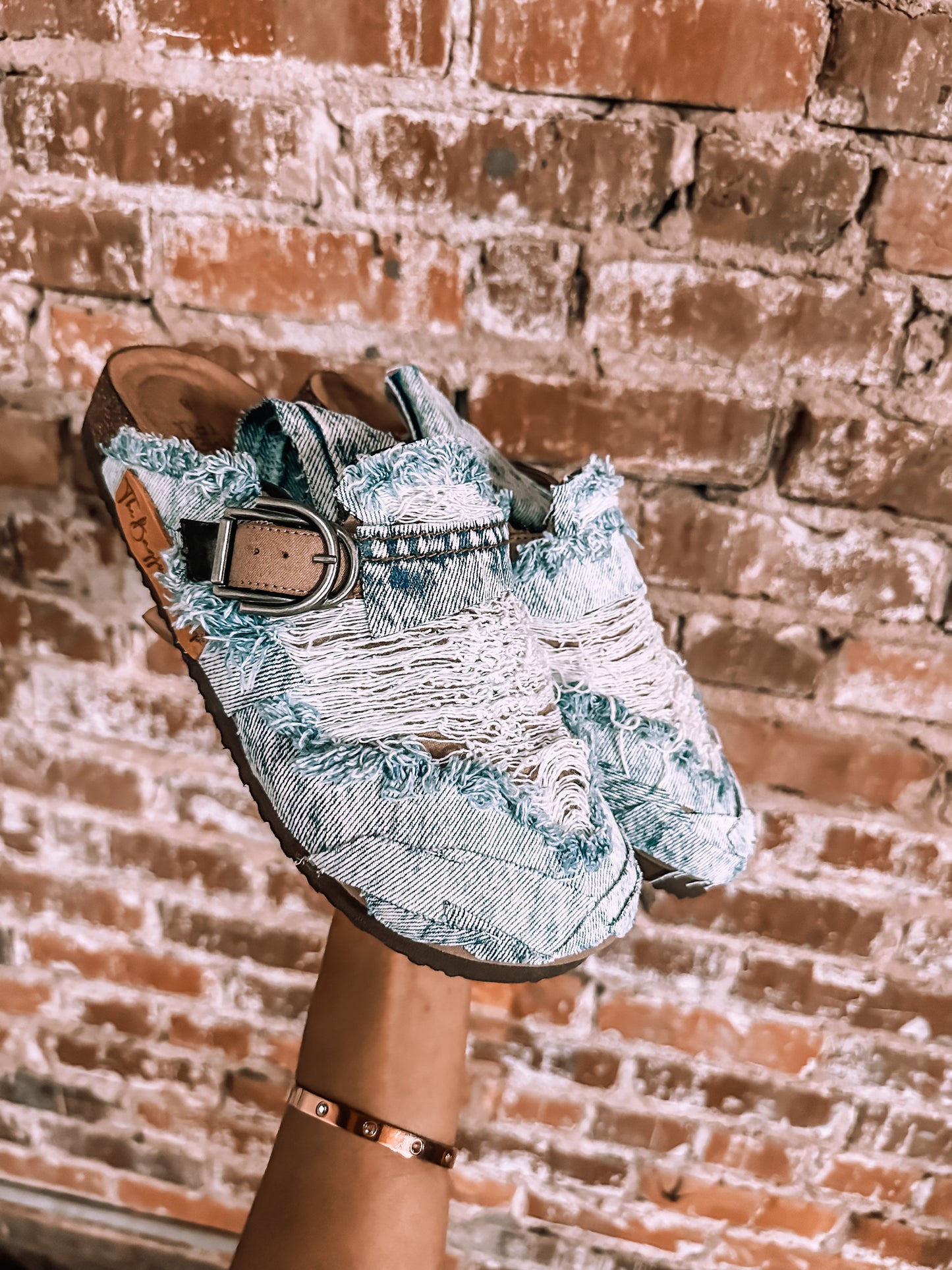Acid Wash Bagjunki Footbed Clog image 1