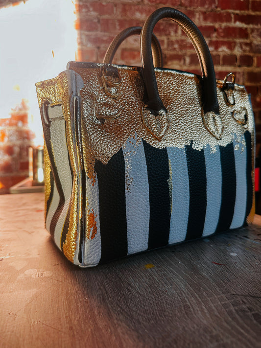 Metallic Goldie Tote image 1
