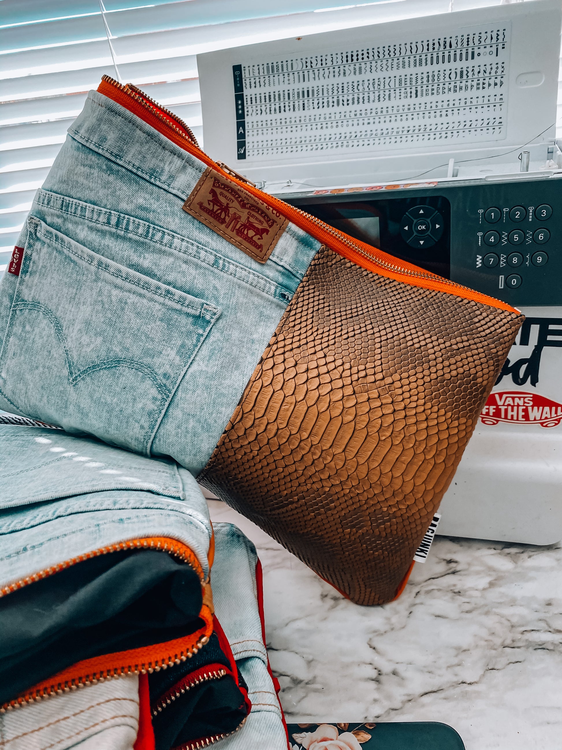 Tangerine Wash Clutch image 2