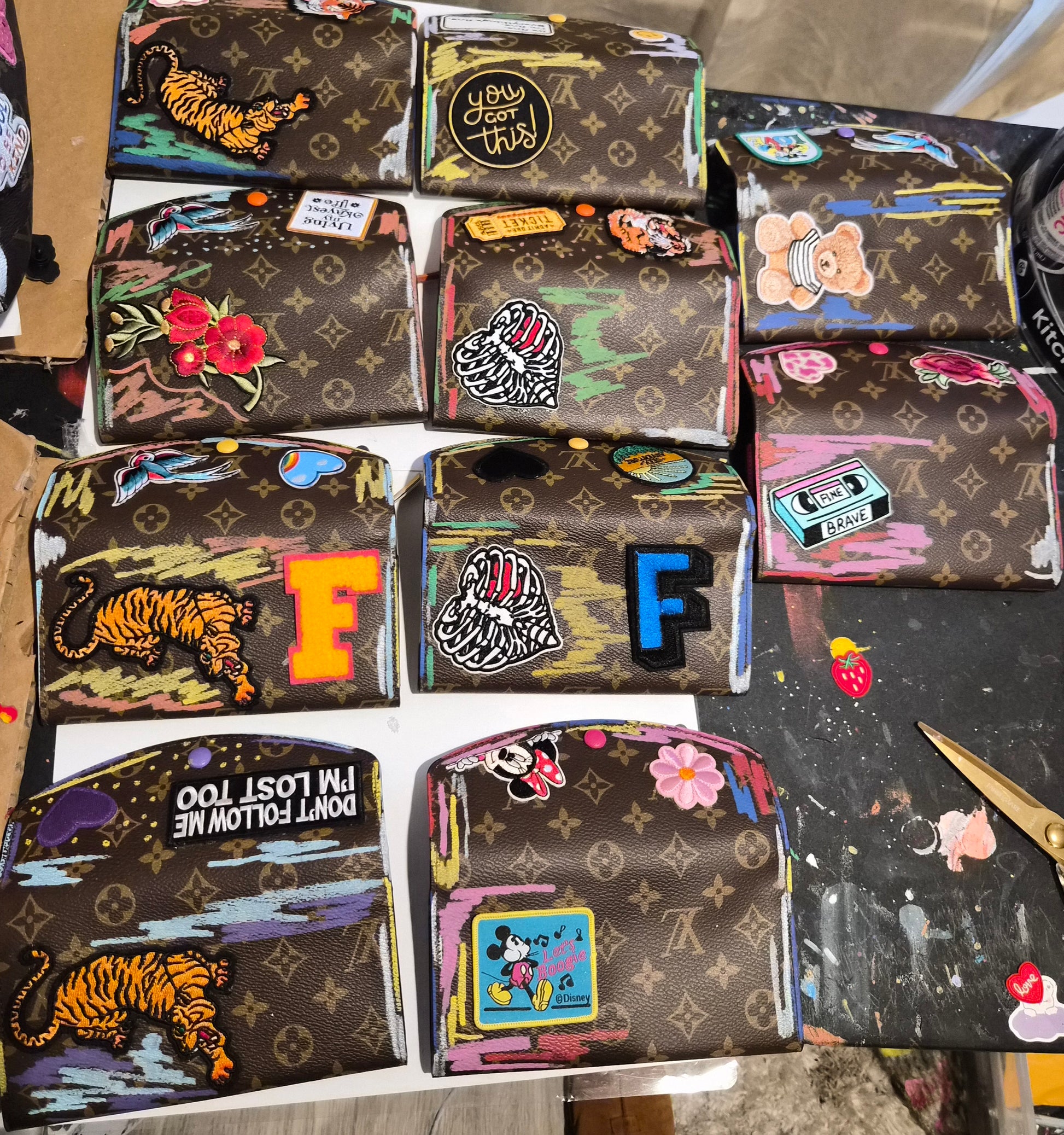 BATCH 4.5 -Custom Junki'd Wallets (Various ) image 0