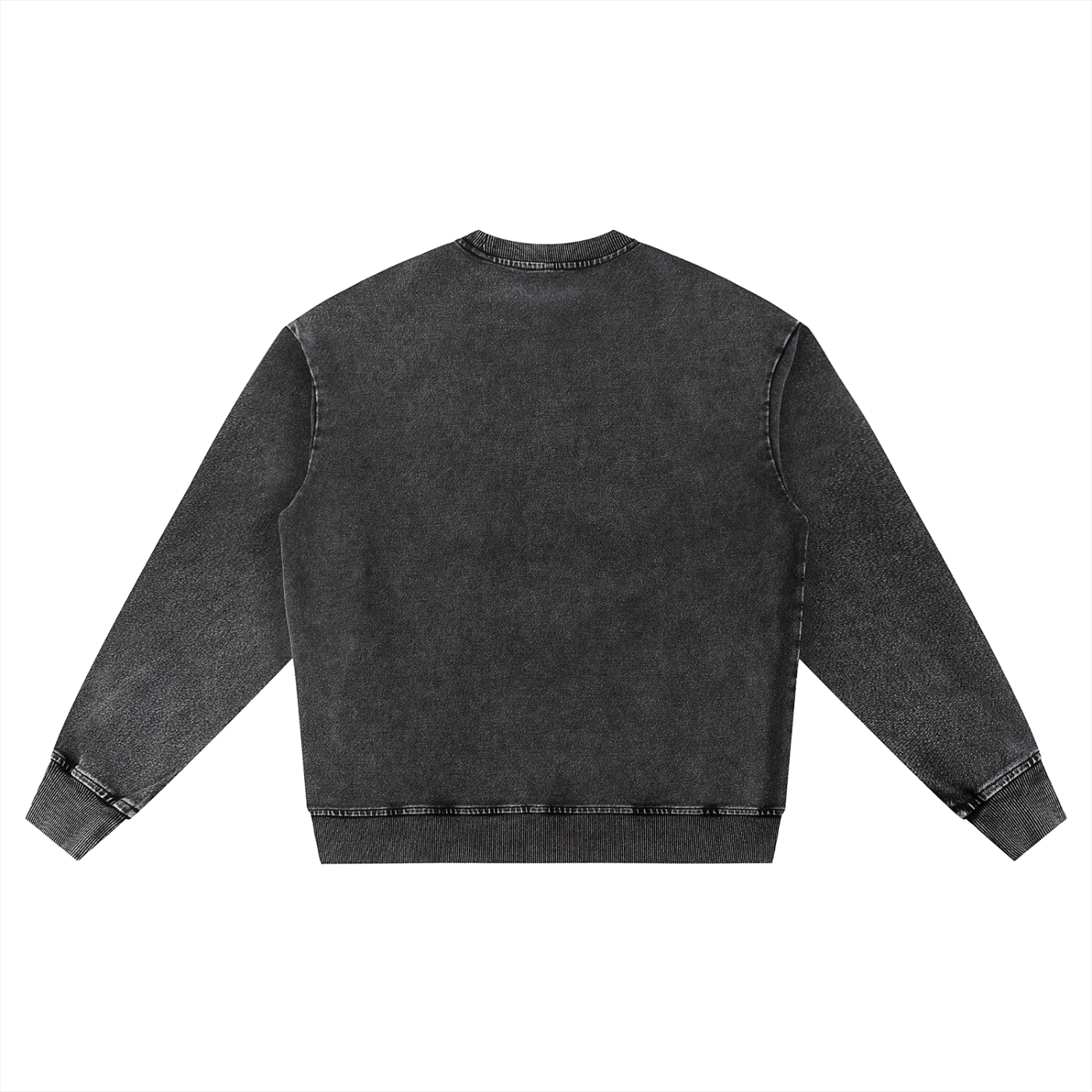 Signature Snow Wash Oversized Crewneck Sweatshirt