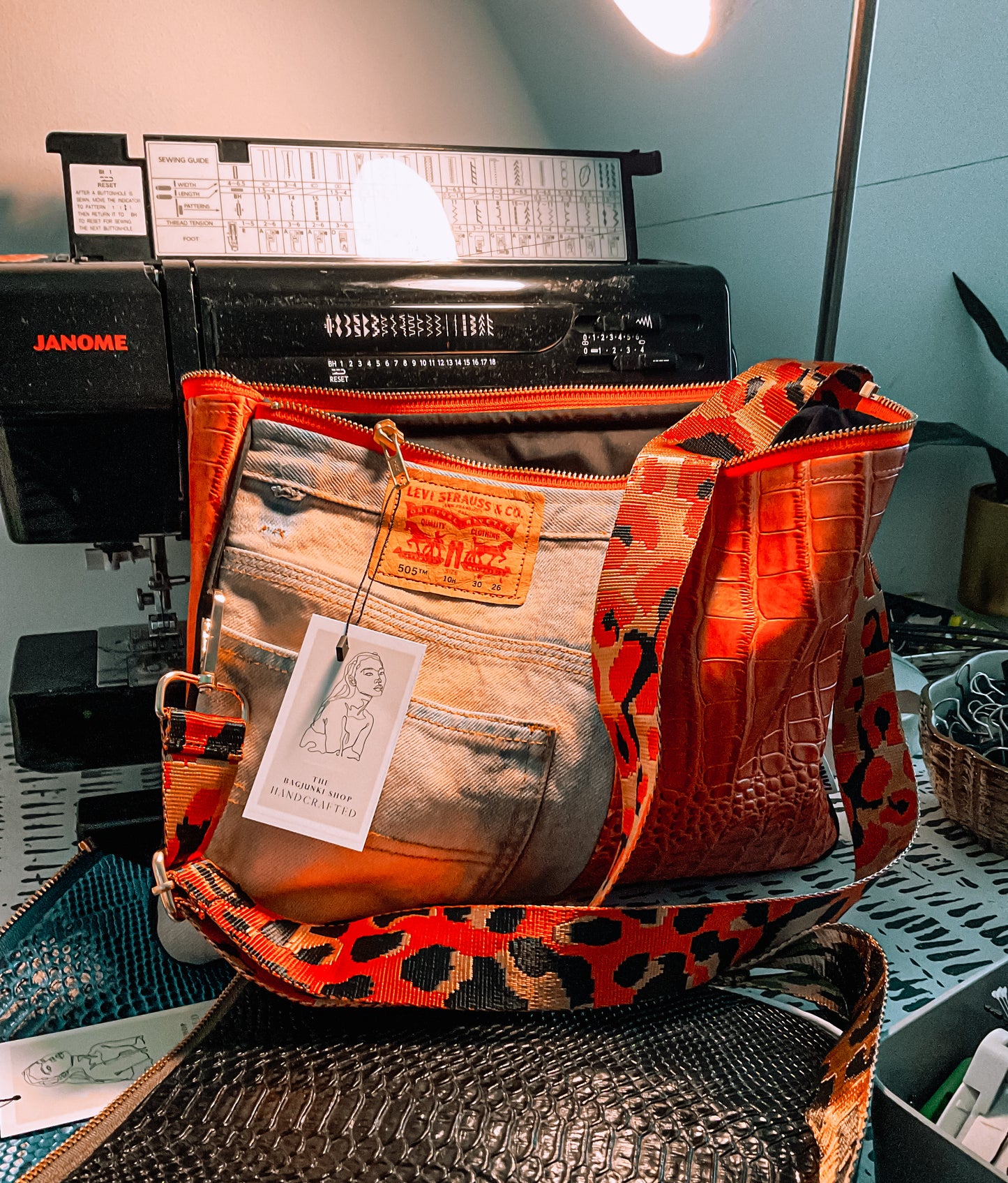 Summer Denim Clutch image 1