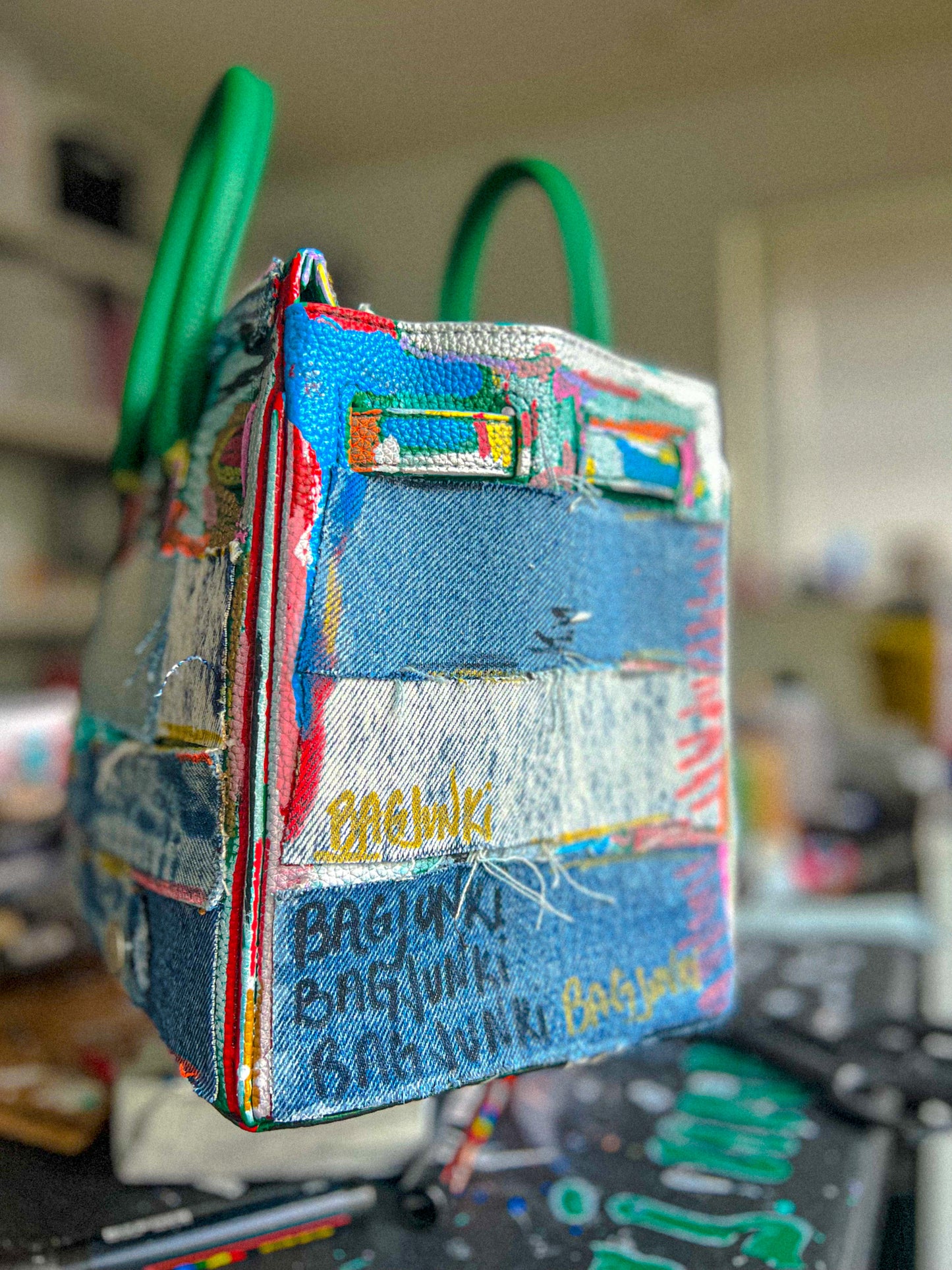 Fly Girl Sh!& Denim Tote image 3
