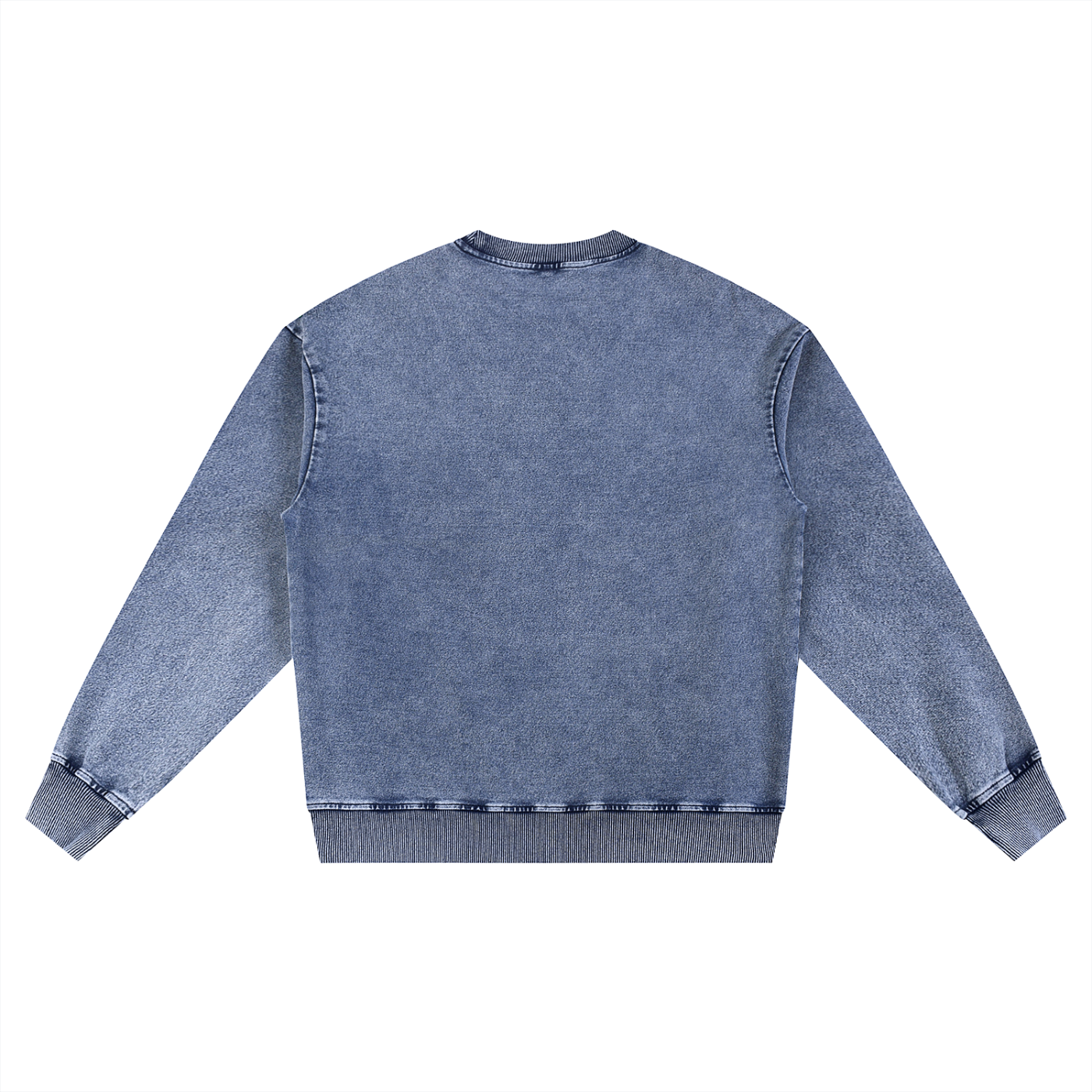 Signature Snow Wash Oversized Crewneck Sweatshirt