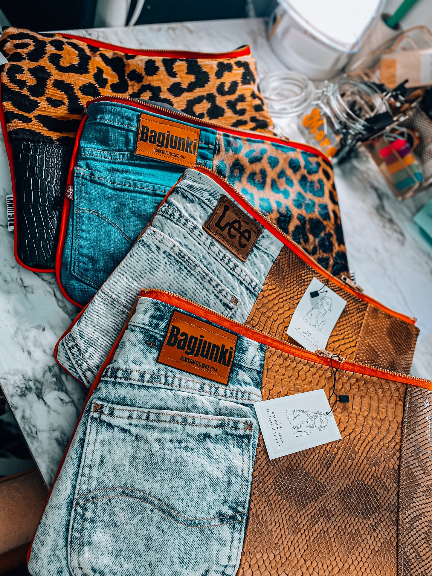Tangerine Wash Clutch image 1