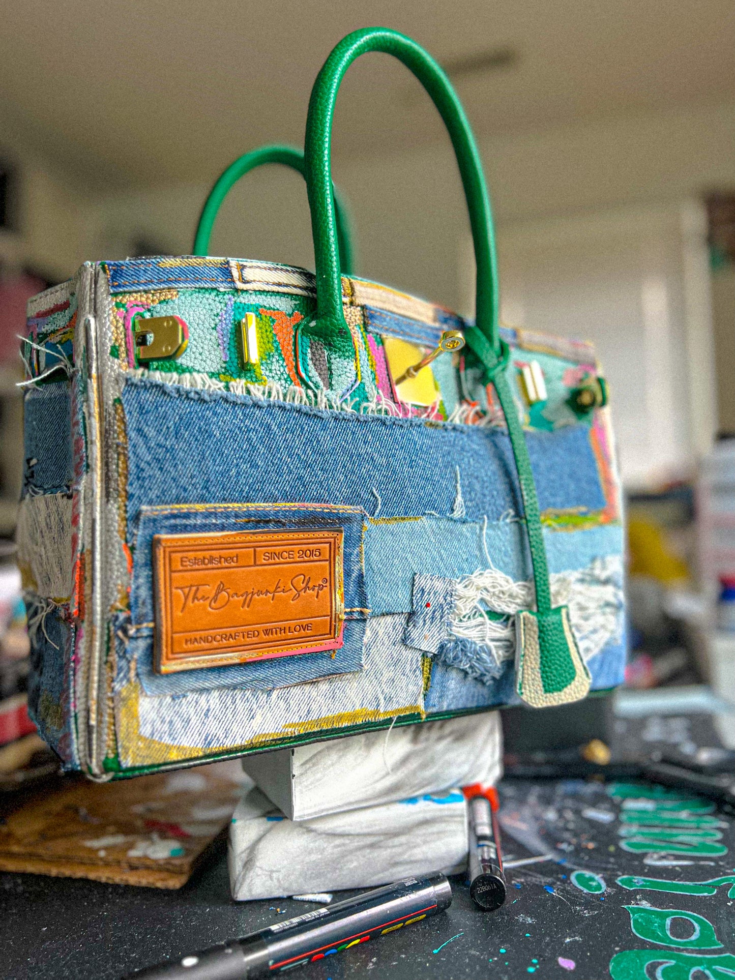 Fly Girl Sh!& Denim Tote image 0