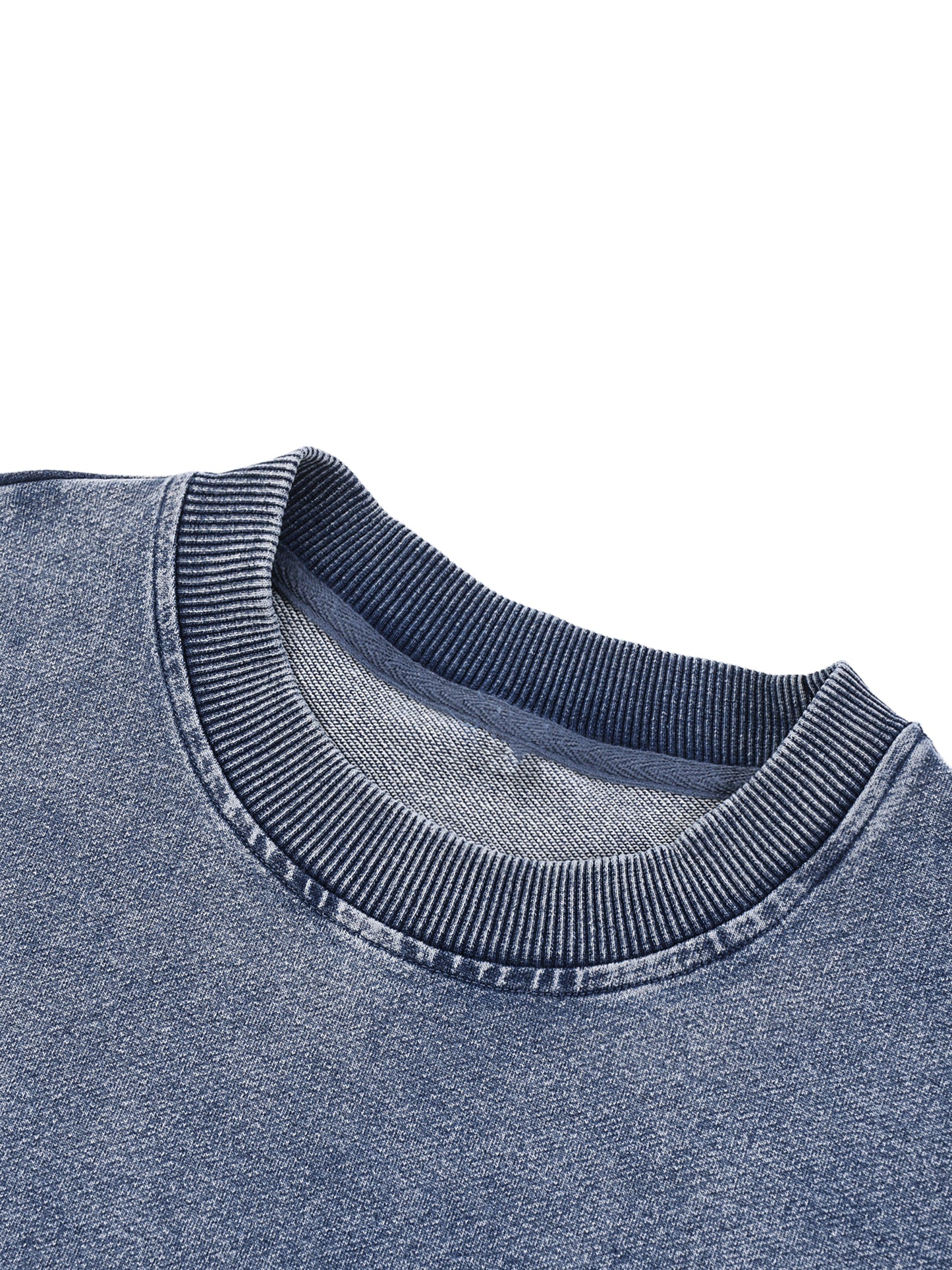 Signature Snow Wash Oversized Crewneck Sweatshirt
