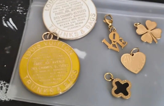 Lv Necklace Charms