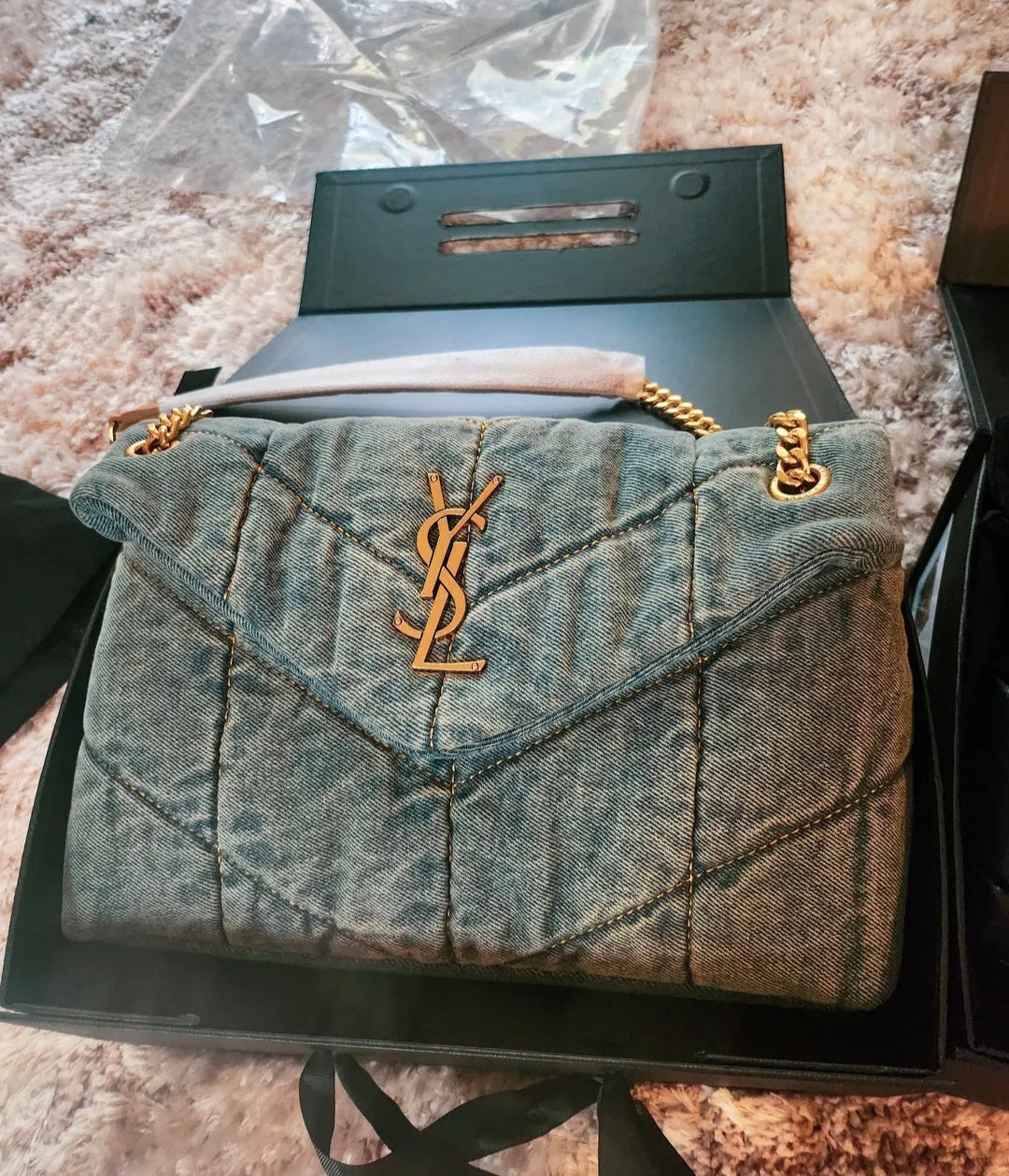 Fashion Y$L Bag - Denim
